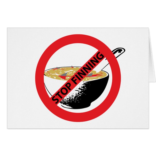 STOPPA SÖKSKARKAR HÄLSNINGSKORT (Framsidan Horizontal)