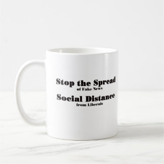 Stoppa spridningen av Fake News Kaffemugg