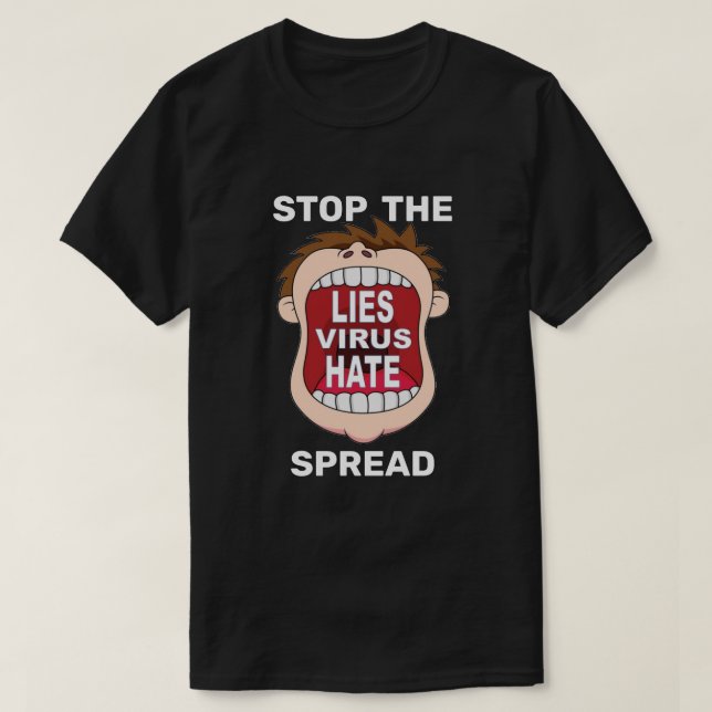 Stoppa spridningen T-Shirt (Design framsida)