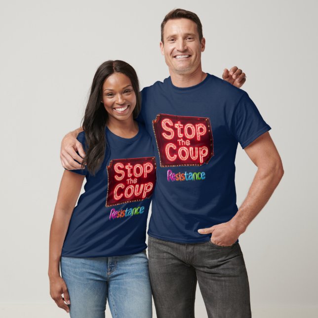 Stoppa statskuppen t shirt (Unisex)