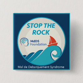 Stoppa stenen Square knäppas Knapp