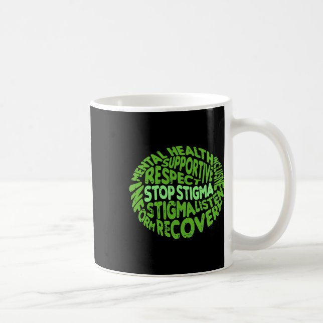 Stoppa Stigma Mental Health Awareness Warrior Coun Kaffemugg (Höger)