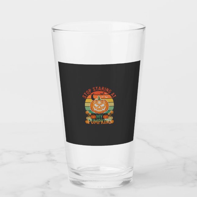 Stoppa Stirrande Pumpor Halloween Skalle Retro Sol Glaskopp (Framsida)