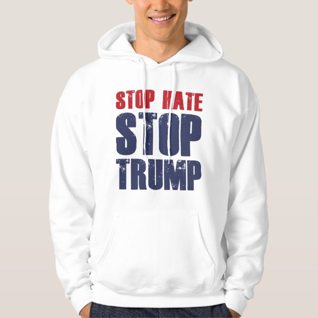 Stoppa stopptrast för Hate Hoodie (Framsida)