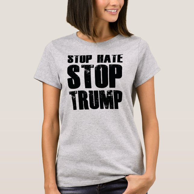 Stoppa stopptrast för Hate T Shirt (Framsida)