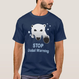 Stoppa t-skjortan för global värme tee shirt