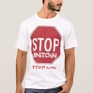 Stoppa T-tröja för snitchinstopplyin T Shirt