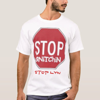 Stoppa T-tröja för snitchinstopplyin T Shirt