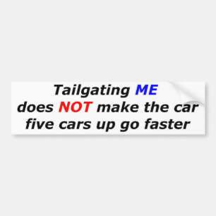 STOPPA Tailgating Bildekal