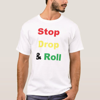 Stoppa tappar och rullar t-shirt