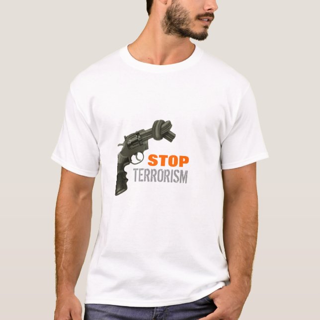 Stoppa terrorism t-shirt (Framsida)