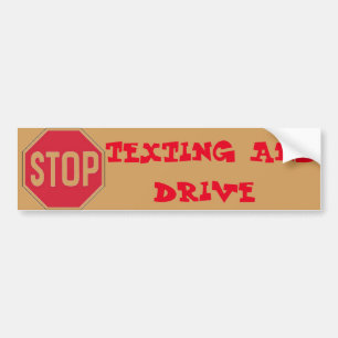 STOPPA TEXTING-BILDEKALET BILDEKAL