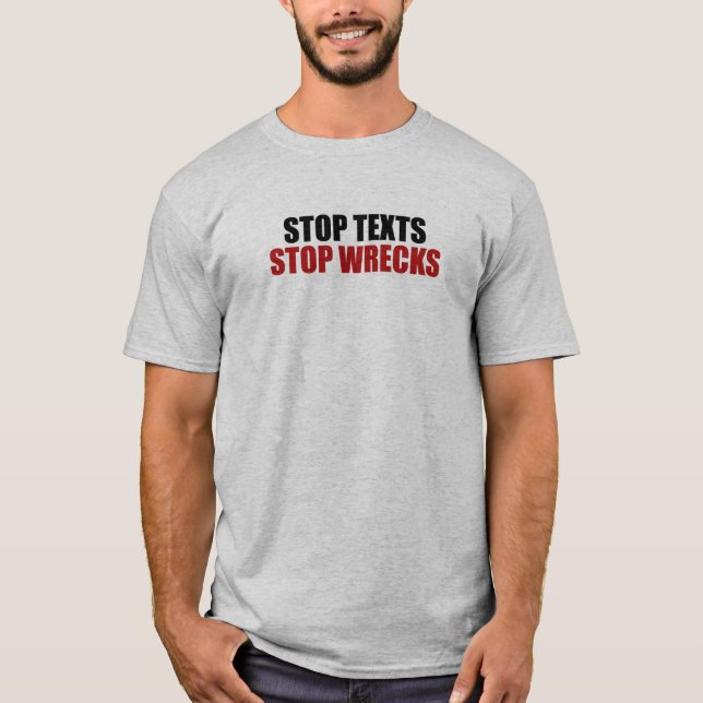 Stoppa textstopp tröja (Framsida)