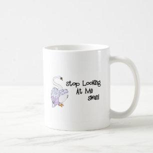 Stoppa tittar mig svanen kaffemugg