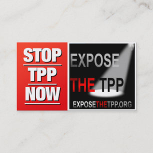STOPPA TPP-visitkortarna Visitkort