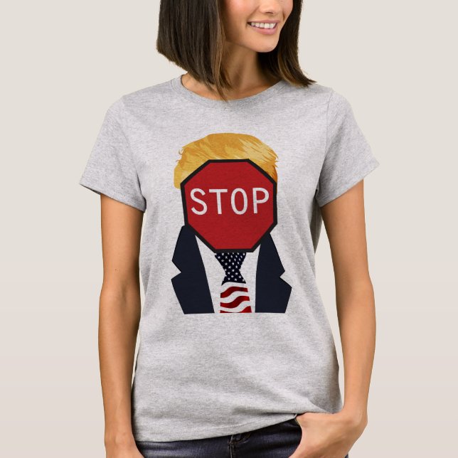 Stoppa Trump T-Shirt (Framsida)