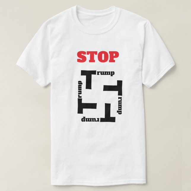 Stoppa Trump T-Shirt (Design framsida)
