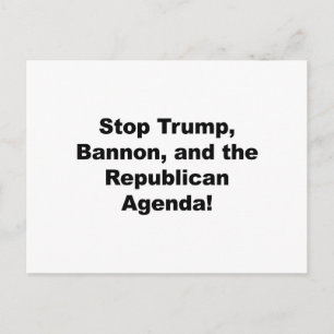 Stoppa trumpeten, Bannon och den republikanska age Vykort