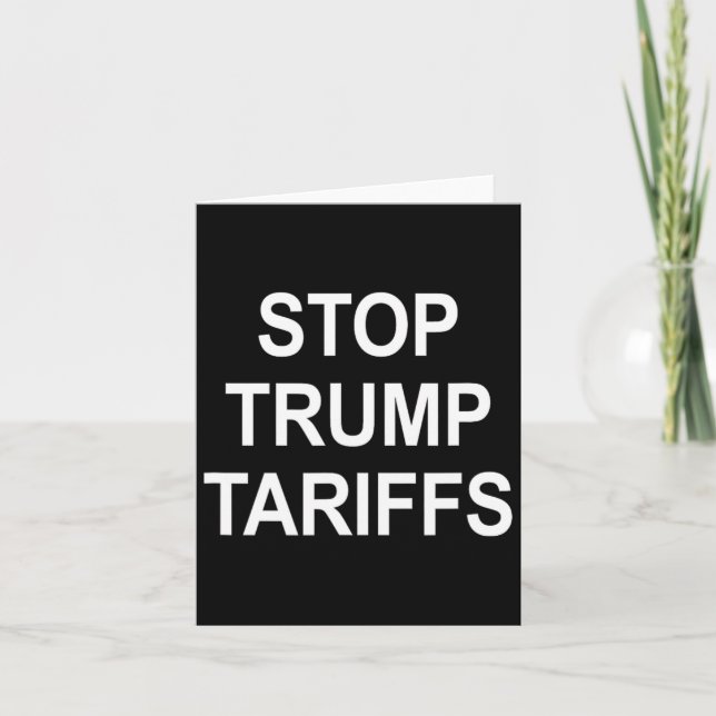 Stoppa trumpittaxor - kort (Framsida)