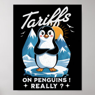 Stoppa tullarna för antitrumpen Fafo ResistPenguin Poster