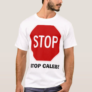 Stoppa undertecknar t-shirt