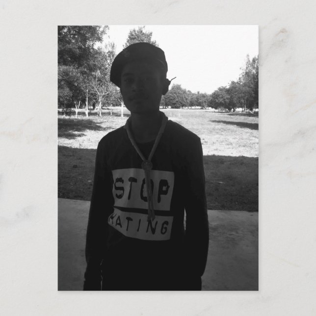 STOPPA UPPHÄVANDE AV vykort (Framsida)