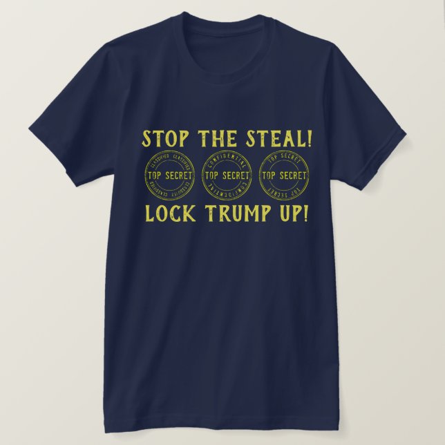 Stoppa upptrappningen av stellåset T-Shirt (Design framsida)