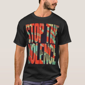 Stoppa våld 4u2nv t-shirt