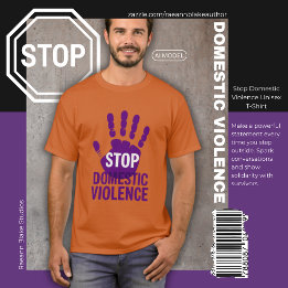 Stoppa Våld i Hemmet Unisex T-Shirt