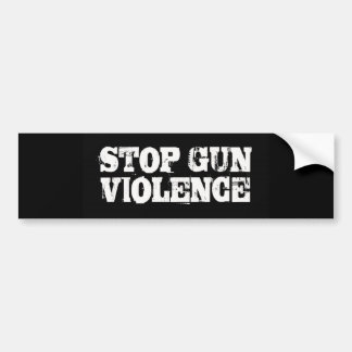 Stoppa våld mot gun bildekal