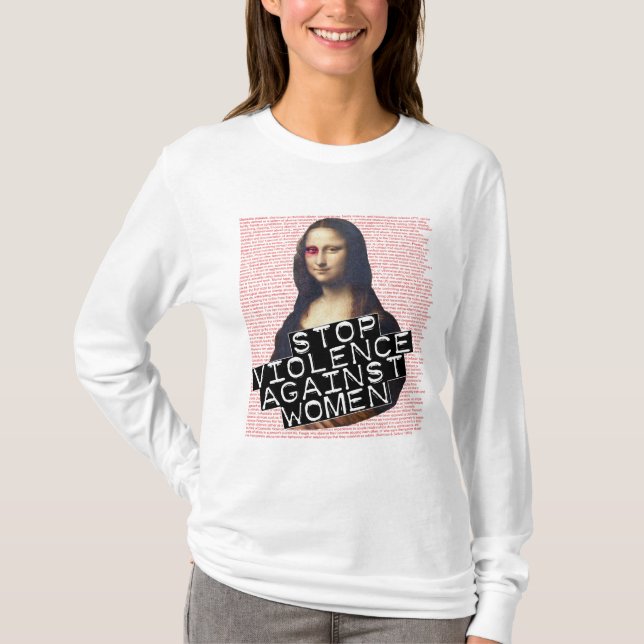 STOPPA VÅLD TEE (Framsida)