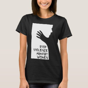 Stoppa våldet mot kvinnor t shirt