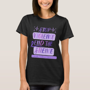 Stoppa våldet och få slut på våldet i den hemliga t shirt