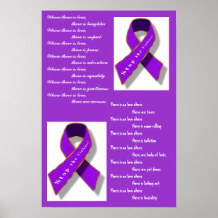 Stoppa våldet poster