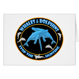 Stoppa valjakt hälsningskort