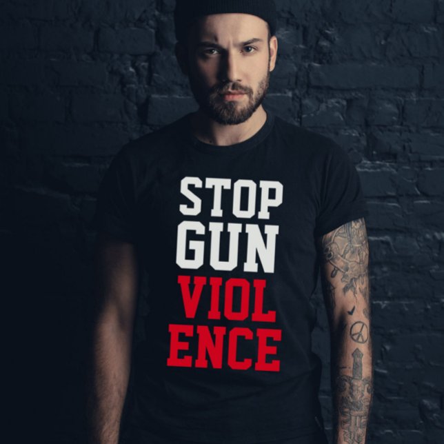 Stoppa vapenvåldet i världen t shirt (Skapare uppladdad)