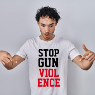 Stoppa vapenvåldet i världen t shirt