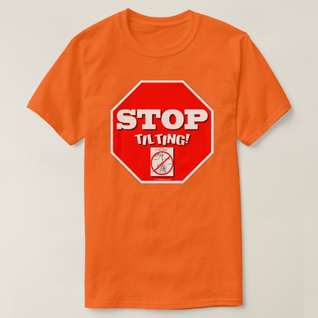 Stoppa vippning t-shirt (Design framsida)