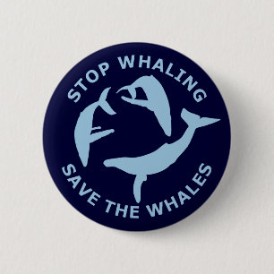 Stoppa whalingen, spara valen knapp