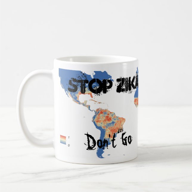 Stoppa Zika/Support Research Mugg by RoseWrites (Vänster)