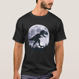 Stoppad T Rex Trex Mjukis Dino Trex Natt Promenad Shirt