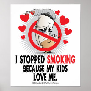 Stoppade rökningen av barn poster