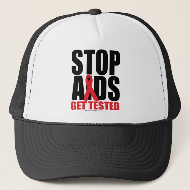 StoppAIDS: Få testad Keps (Framsida)