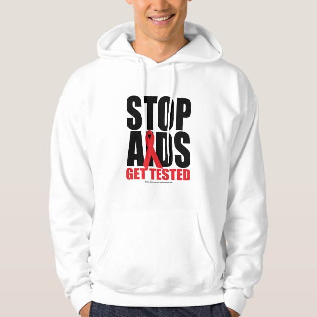 StoppAIDS: Få testad Sweatshirt (Framsida)