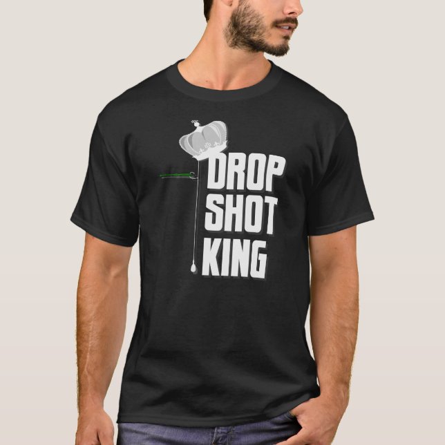 Stoppbollkung (för mörka skjortor) t-shirt (Framsida)