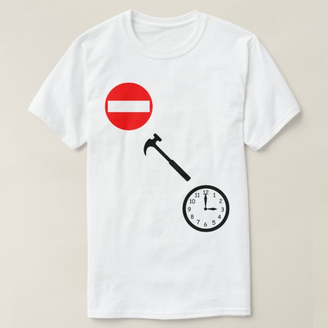 Stoppet bultar Time! Tee Shirt (Design framsida)