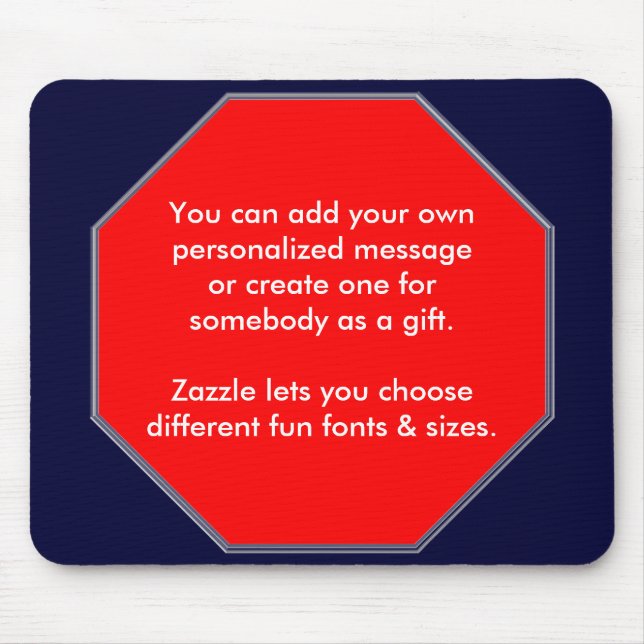 Stoppet undertecknar Mopusepad, dig kan tillfoga Musmatta (Framsidan)