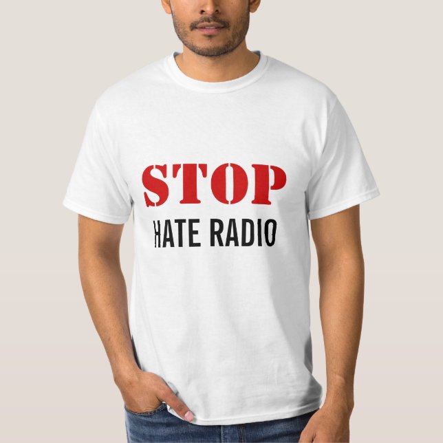STOPPhat radiosände T Shirt (Framsida)