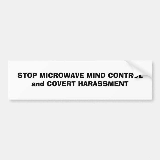 STOPPMIKROVÅGEN VARAR BESVÄRAD CONTROLand Bildekal (Framsidan)