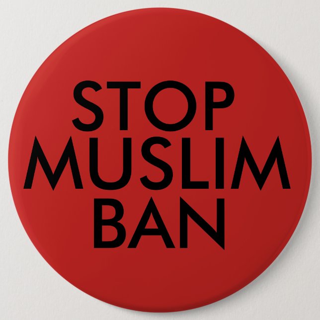 StoppMuslimförbud Knapp (Framsida)